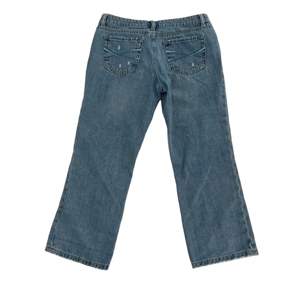 Aeropostale Distressed Crop Jeans Size 7/8 Women's - Picture 3 of 4